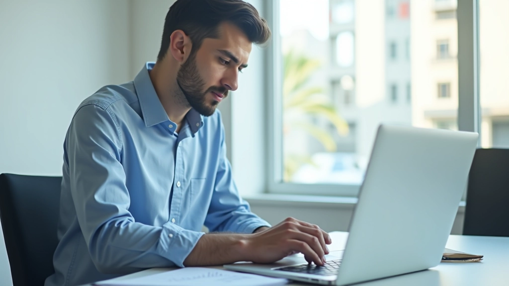 Аналитик проверяет данные по ценам на недвижимость в электронной таблице